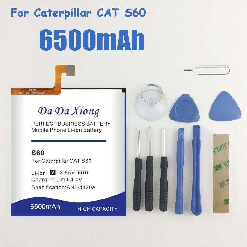 

DaDaXiong Original 6500mAh For Caterpillar CAT S60 APP-12F-F57571-CGX-111 Battery+tool