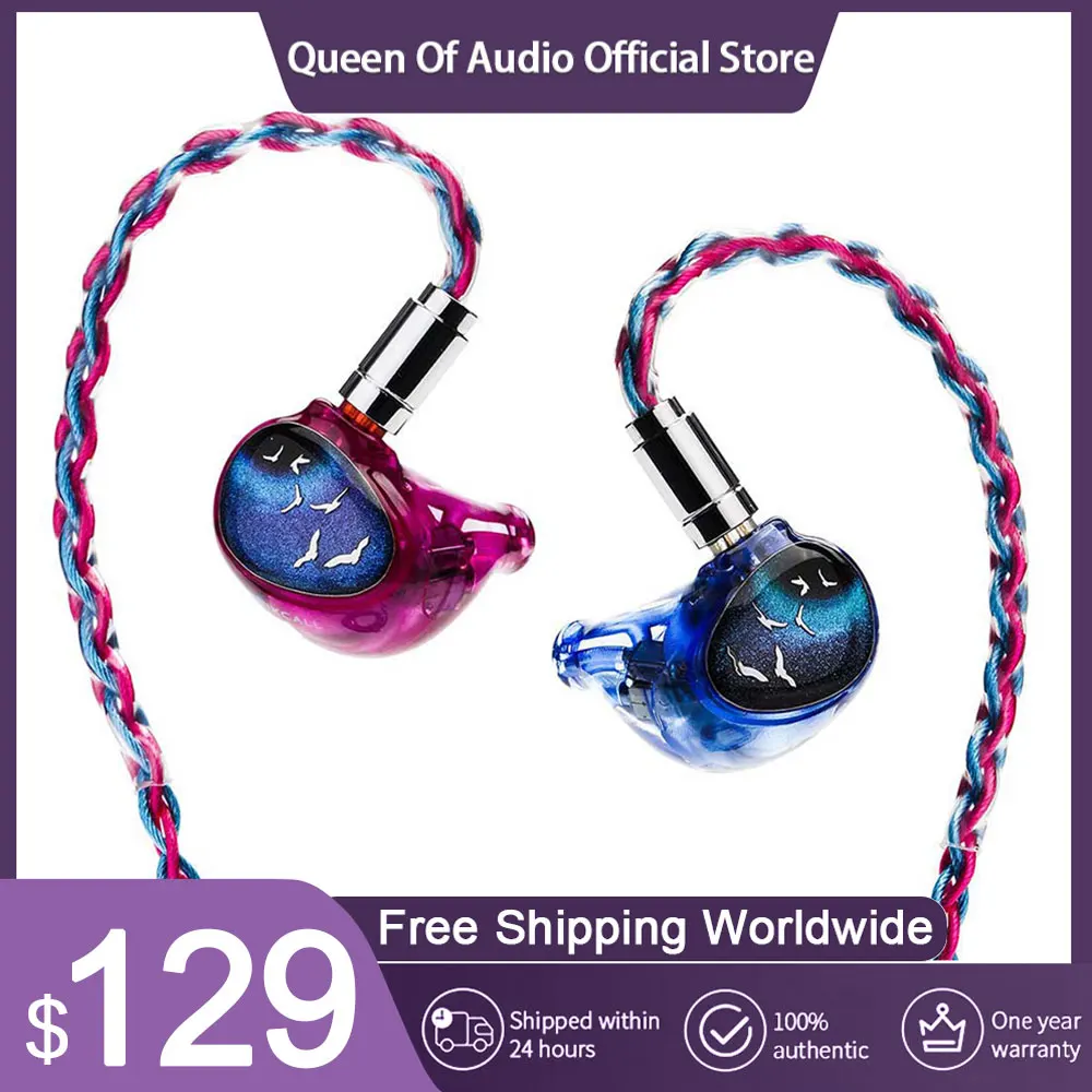 

Kinera Celest Phoenixcall In-Ear Earphones 1DD+2BA+2 Micro Planar Drivers Monitors 5 Hybrid Drivers IEMs With 0.78 2Pin Cable