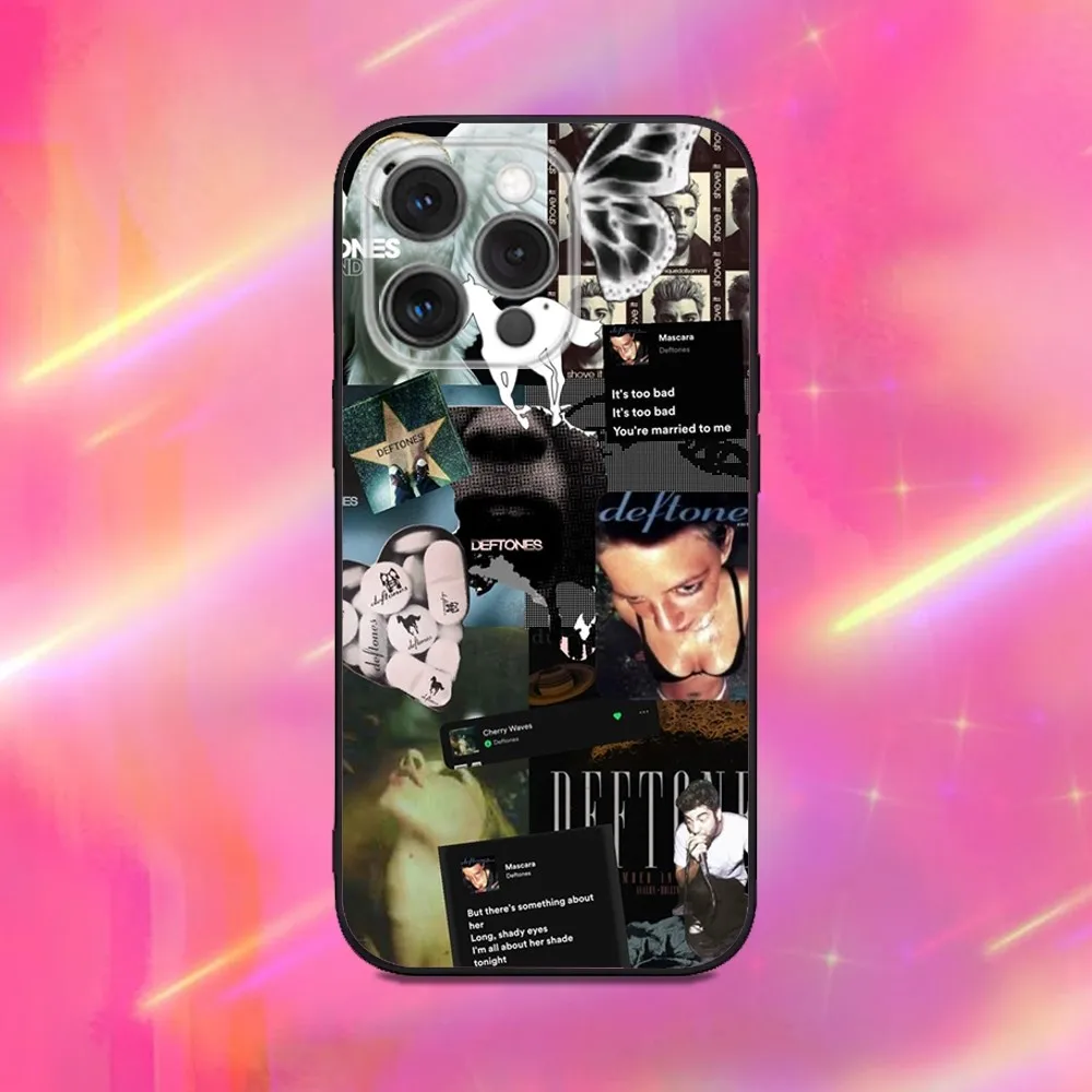 Deftones Rock Band Soft Silicone Black Phone Case