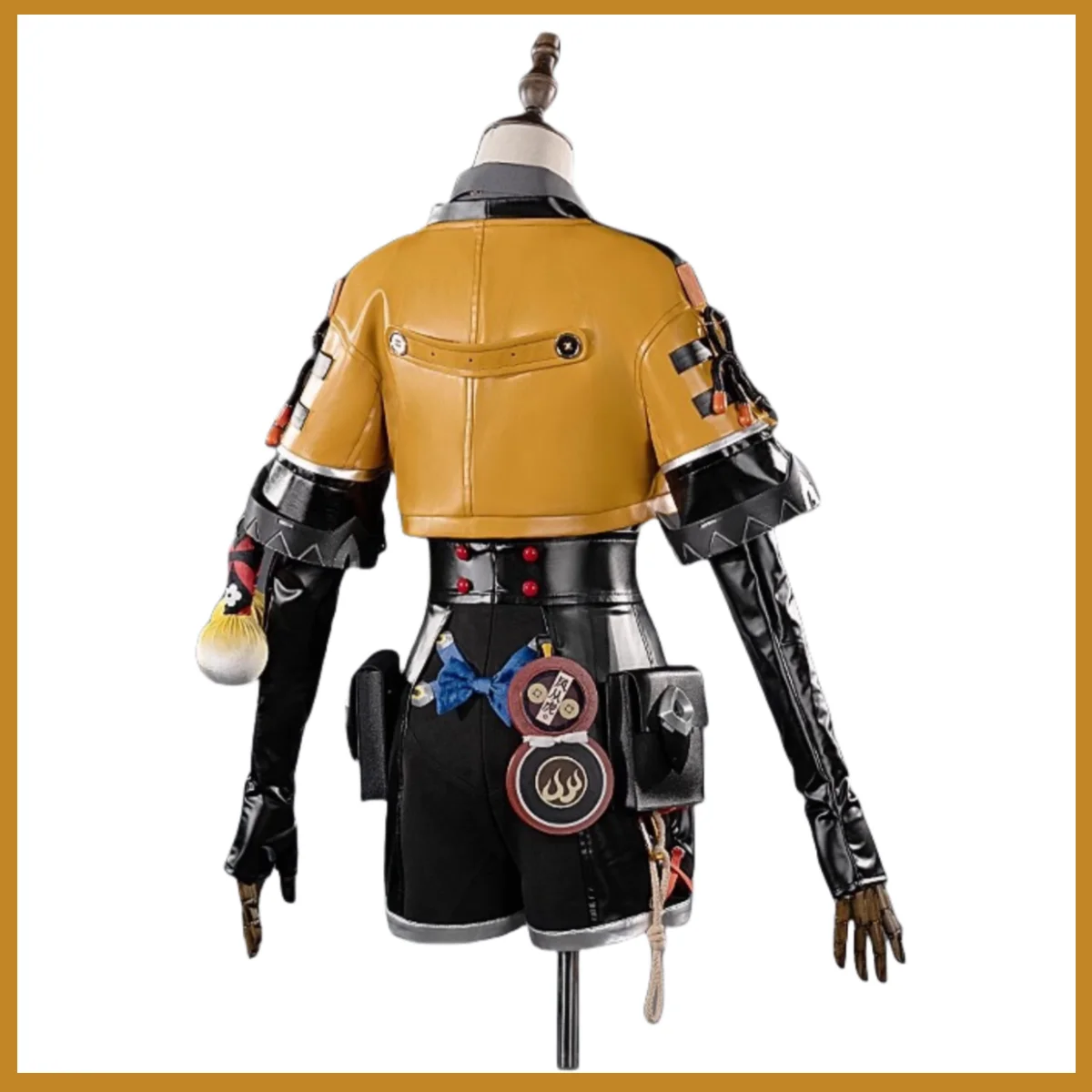 Zenless Zone Zero: Ju Fufu | Yellow Yunkui Summit Uniform Cosplay Costume Set 49 Zenless Zone Zero Yunli Yunkui Summit Uniform Cosplay Costume