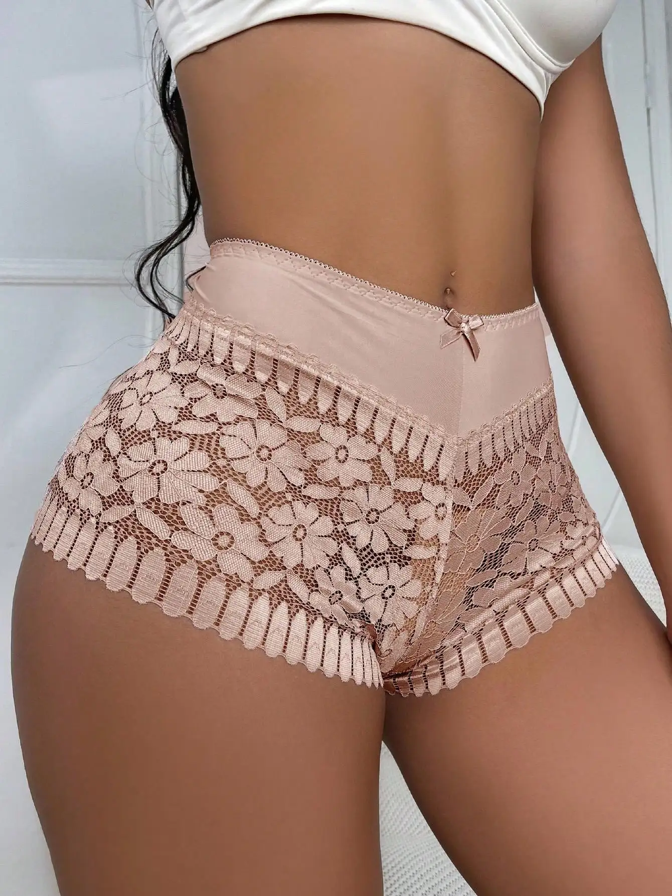 Sexy Lace High Waist Panties image 15