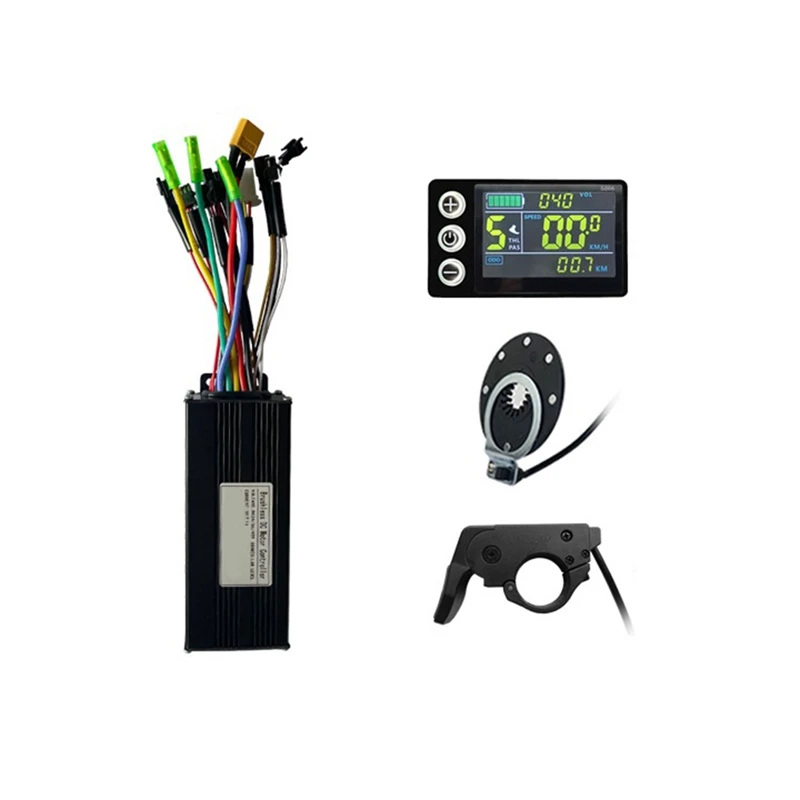 

Electric Scooter Lithium Battery Modified LCD-S866 Color Screen Instrument 30A Controller Power Booster Throttle Set Accessories