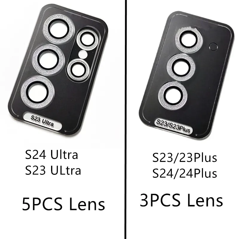 Sparkling Diamond Camera Lens Protector with Metal Ring and Tempered Glass Cover