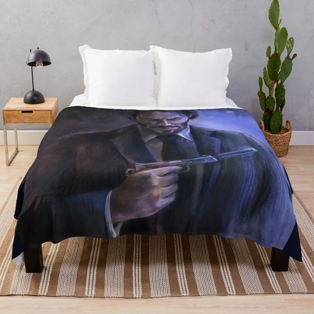 

John Wick Throw Blanket Winter beds sofa bed Nap Blankets