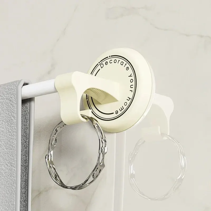 1pcs Bathroom Multifunctional Towel Bar Plastic Shower Towel Rack For Bathroom Wall Mounted Holder