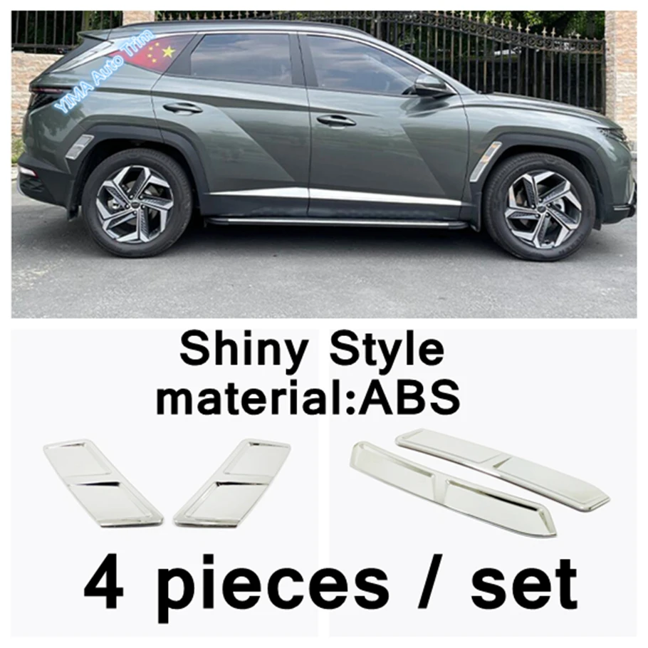 Premium ABS Car Body Wheel Side Cover Trim - Front & Rear for Hyundai Tucson - Stylish Modification Accessories
