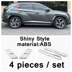 Premium ABS Car Body Wheel Side Cover Trim - Front & Rear for Hyundai Tucson - Stylish Modification Accessories (Model 5)
