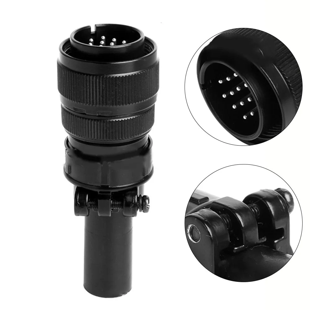 

1PC 14 Pins Male Plug Docking Aviation Socket Connector Cable Connector For Miller Welder Welding Cable Mount