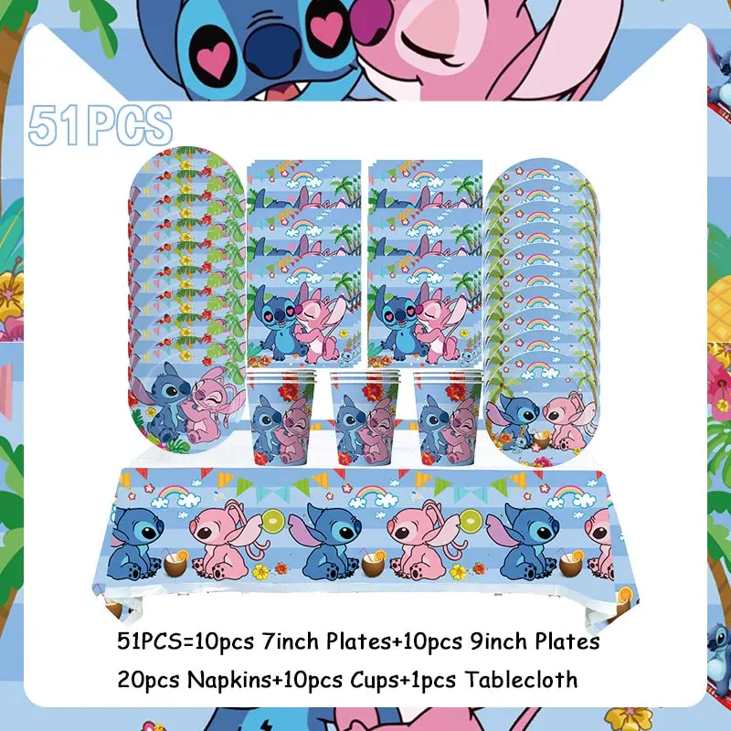 Lilo Stitch Birthday Party Decorations  Lilo Stitch Birthday Party Supplies  - Theme - Aliexpress