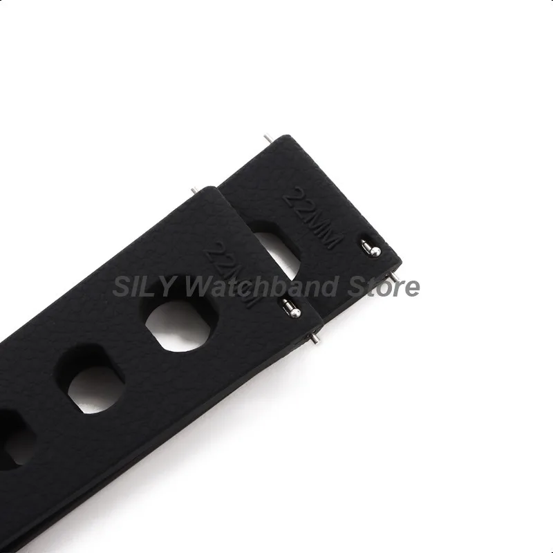 Universal Soft Tropical Silicone Smart Watch Band - Quick Release, Breathable Design