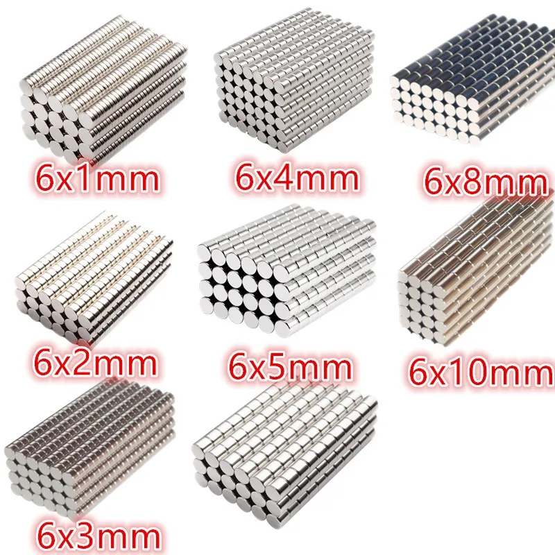 Round Magnets Neodymium Magnets 50 Pcs Round Disc Magnet N35 Small Round Rare Earth Ndfeb Neodymium Magnet Disc