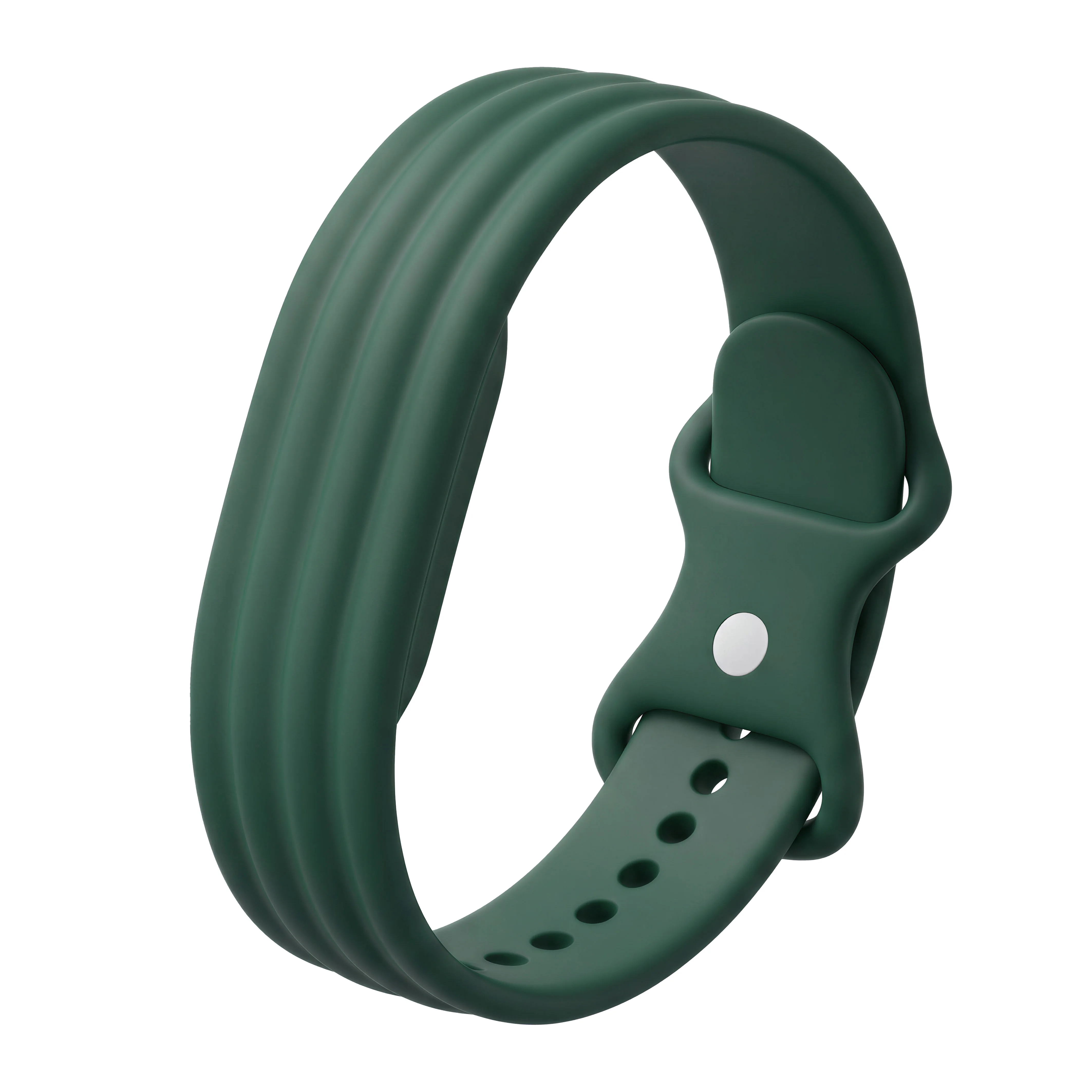 Sports Silicone Smartwatch Strap - Comfortable Fitness Tracker Wristband Accessory