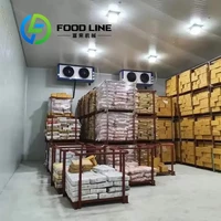 Unité de réfrigération, stockage de pièce froide, marche dans le congélateur, salle de stockage de froid industrielle avec unité de réfrigération et évaporateur 1