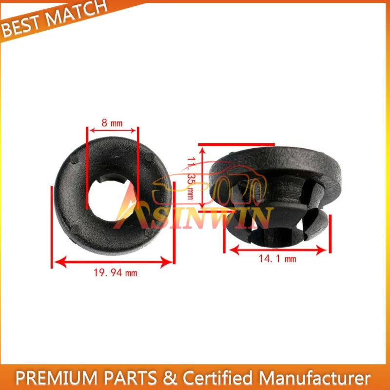 

Hood Prop Rod Clips For Honda Civic CRX CRV Accord 91604-SD2-013 2PCS