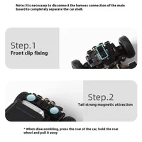 SNICLO TURBO full-size simulation 1:43 MIX GO series CA51 four-wheel drive remote control model racing drift car gift toy 2