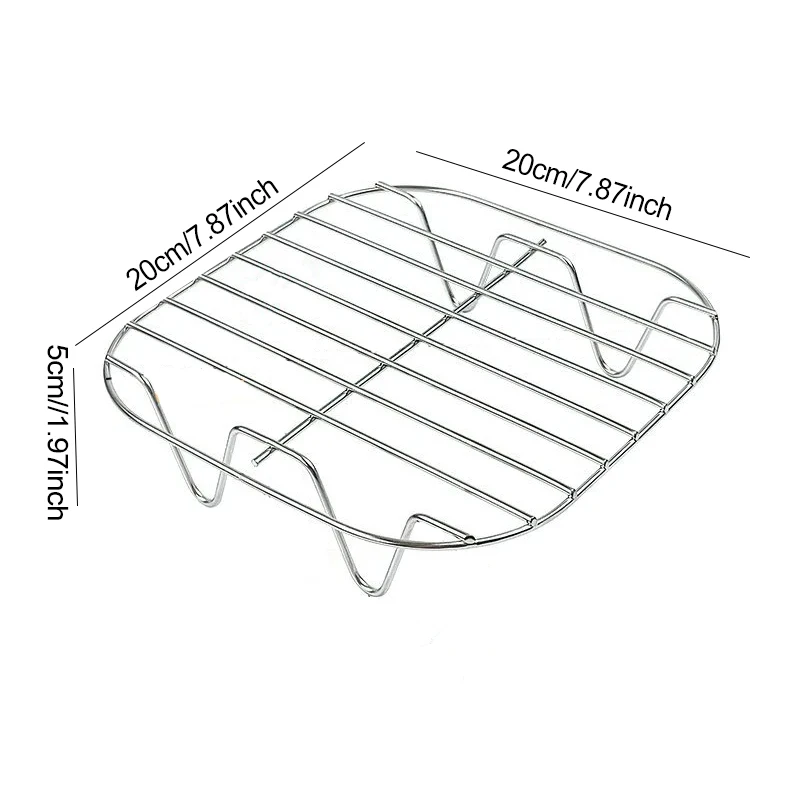 Enhanced Universal Air Fryer Baking and Grilling Racks