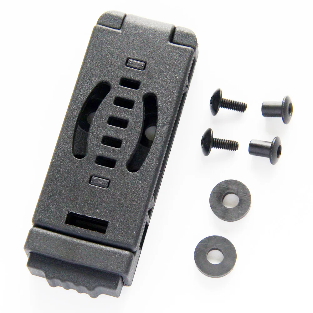 10PCS Small Duty Loops DCL Combat Belt Clip Holster Attachments For Kydex Sheath With Screw DIY Parts