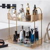 1pcs multilayer rectangular shelf high-quality transparent PET bathroom kitchen shelf cosmetic storage rack 4