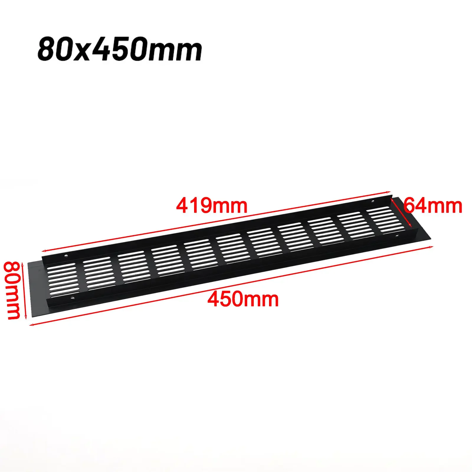 Air Vent Grille 1pc Aluminum-Alloy Rectangular Air Vent Ventilation Grille Cover For Cabinet Wardrobe Cupboard Home Improvement Accessory