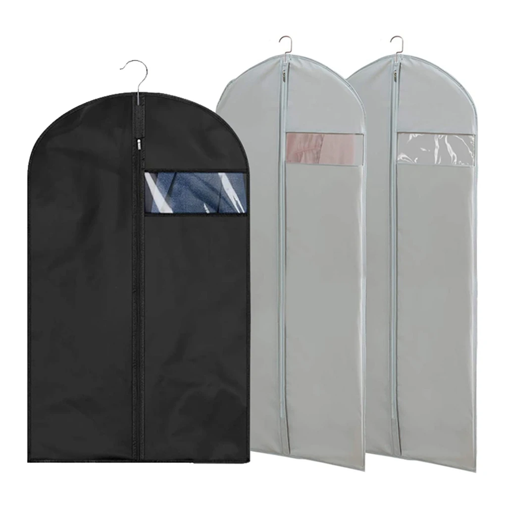 Description Picture 3 of itemClothes Dustproof Dust Covers Waterproof Clothing Cover Coat Suit Dress Protector Storage Bag Garment Bags Closet Organizer