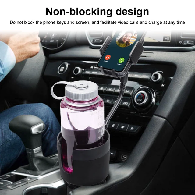  Cup Holder Expander for Car, Automotive Drink Cup Holder  Adapter with Adjustable Base, Compatible with Coffee Mug, Yeti 20/26/30oz,  Ramblers, Hydro Flasks 32/40oz, Other Large Bottles in 3.4-3.8 :  Automotive