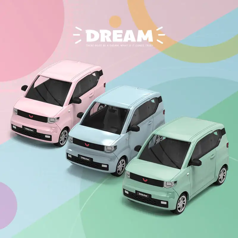 

Коллекционная Миниатюрная модель автомобиля TimeMicro 1/64 Wuling Sgmw