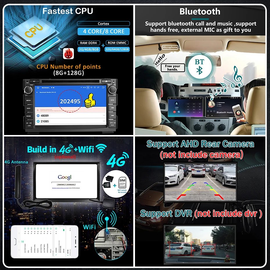 Radio de Coche de 7'' con Android 15, Reproductor Multimedia 2 Din con CarPlay Inalámbrico para KIA Ceed Venga 2010-2016, Autoradio Estéreo con Bluetooth 5