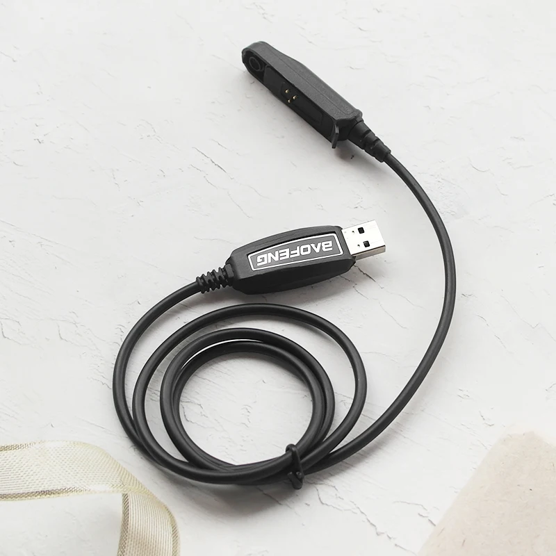 Baofeng Original Walkie Talkie UV9RPlus programming cable With CD Driver For Pofung UV-XR A-58 UV-9R BF-9700 BF-A58