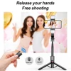Upgraded Tripod Selfie Stick with 2 Fill Light 1130mm Phone Tripod with Remote Shutter for Android IOS Smartphone 3