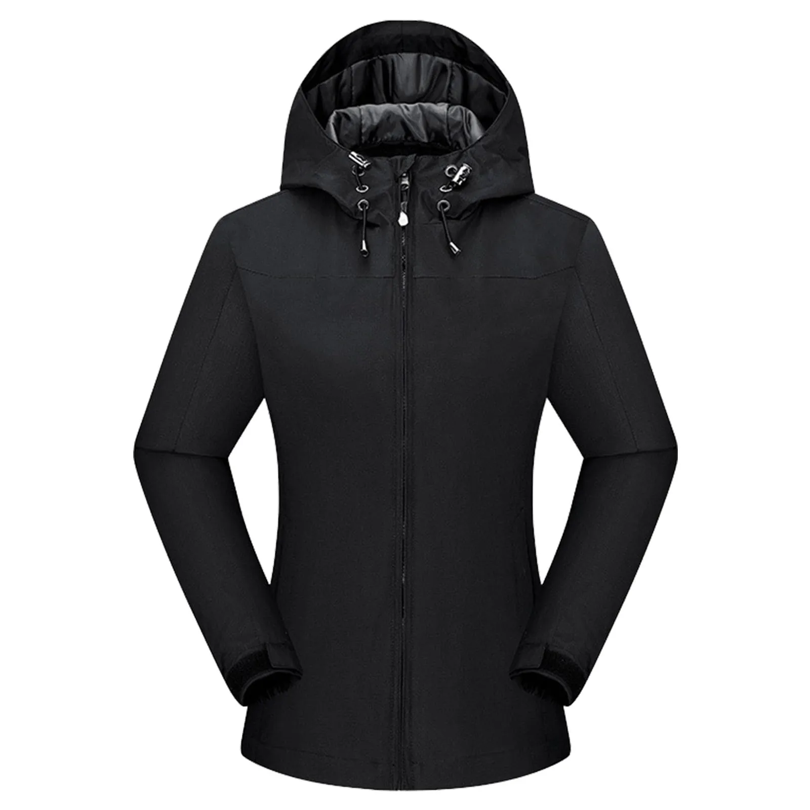 Autumn Women's New Windproof Jacket Zipper With Pocket Solid Color Coat Waterproof Sportswear Thin Jacket Outdoor Jackets