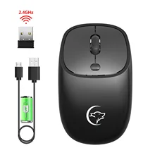 

Mouse Wireless Silent Mouse 2400 DPI Ergonomic Mause Noiseless Sound USB PC Mice For MacBook Tablet Computer Laptop PC Mice