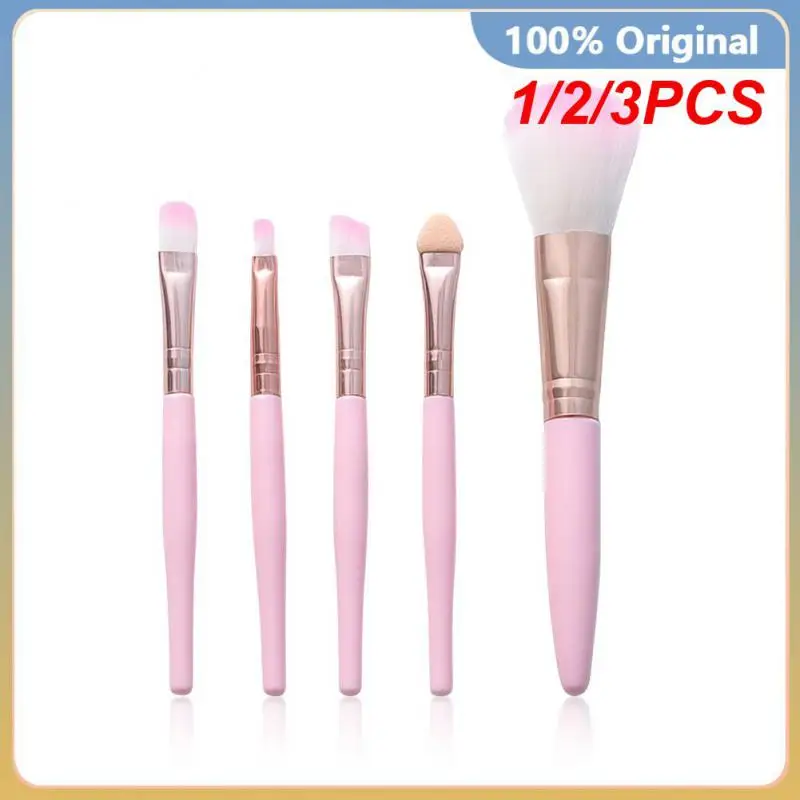 1/2/3Pcs Mini Pennelli Per Trucco Set Strumento Cosmetico Ombretto Fondotinta Blush Donne Protable Travel Beauty Make Up Brush Maquiagem