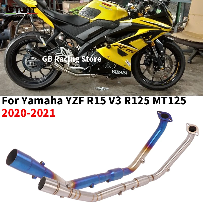 Motorcycle Exhaust System Escape Moto Modified Front Link Pipe