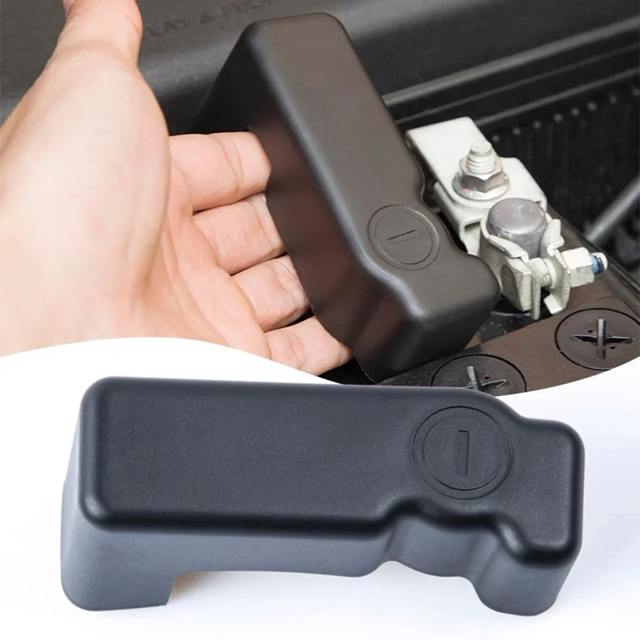 Wooeight 1Pc Positive/Negative Battery Electrode Terminal Cover Trim 8282135020 For Toyota Land Cruiser Prado J100 J200 LC100