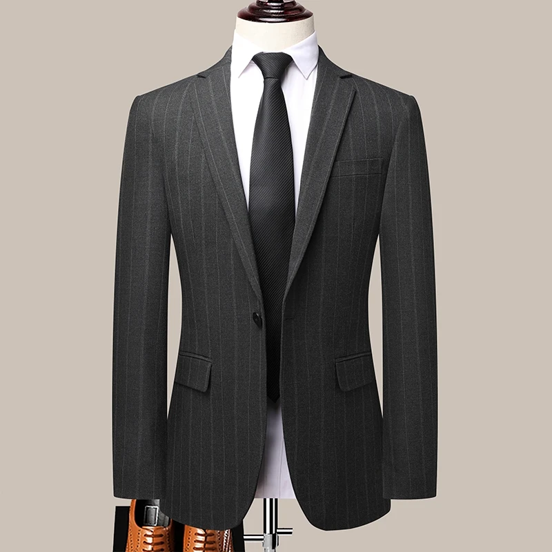 Men's Wedding Suit (suit + Trousers) Stylish and Handsome Banquet Youth Dress Suit Business Casual Two-piece M-5XL
