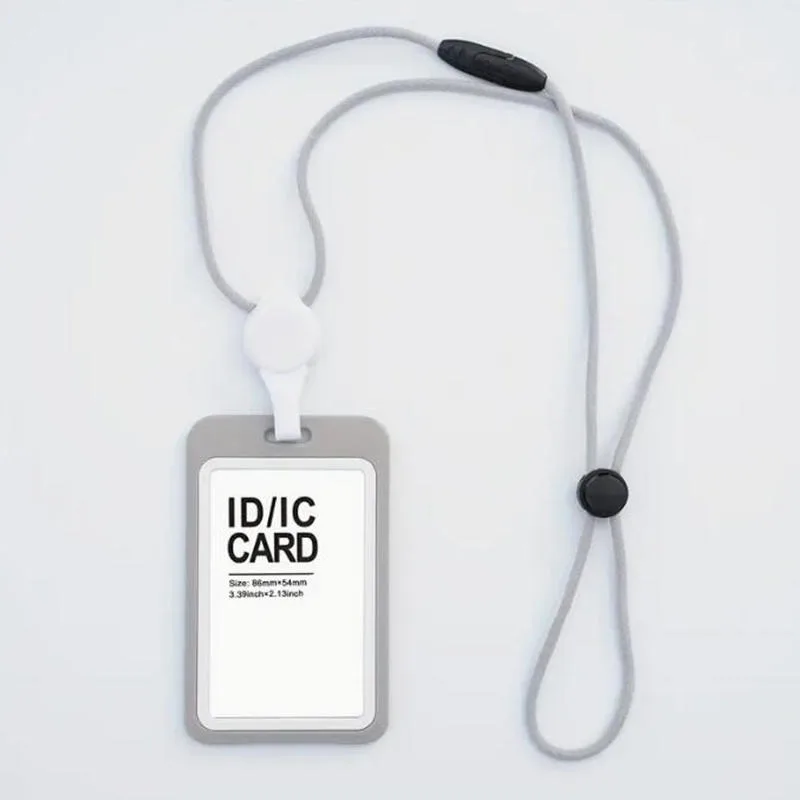 Lanyards Ausweishalter Transparente einziehbare Abzeichenrolle mit Lanyard Krankenschwesterzubehör für die Arbeit Abnehmbare Ausweiskarte – Detail 16