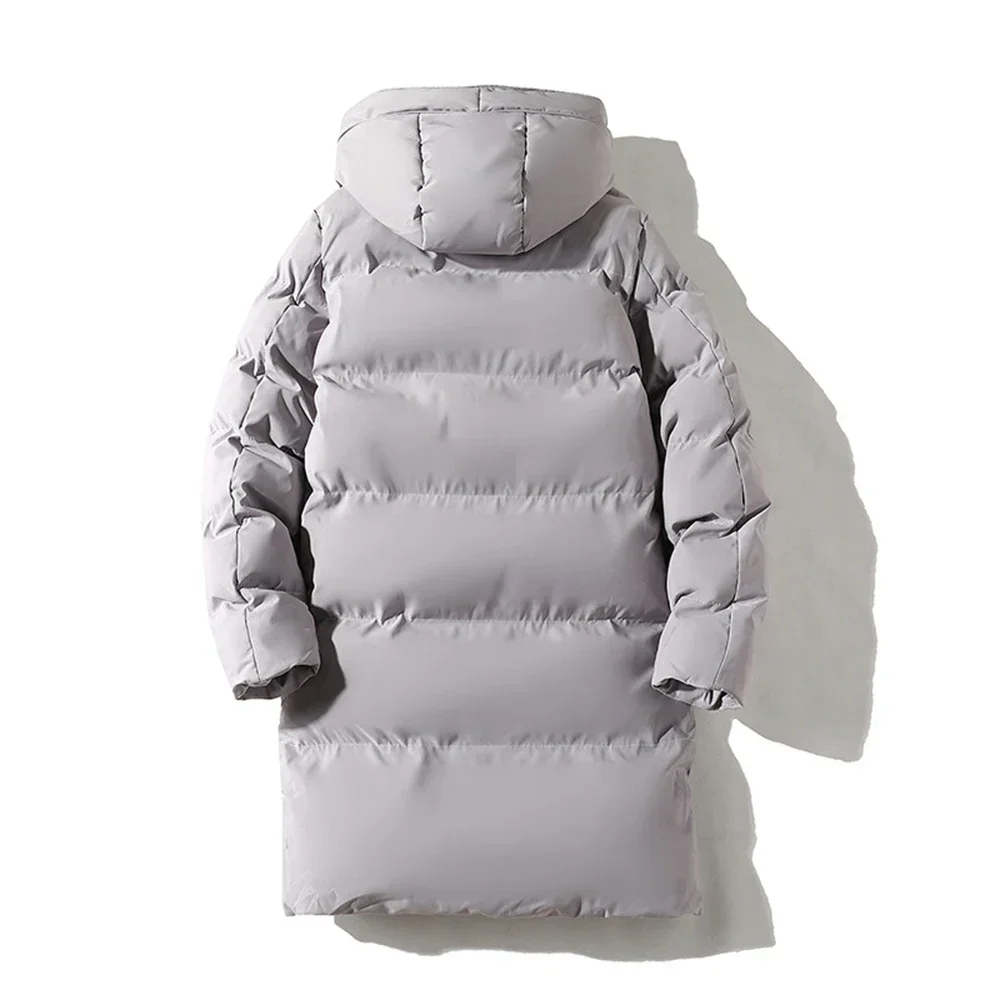 Men's Long Coat Large Size 7XL 8XL Winter Cotton Padded Jacket Oversize Husband Hood Parka Outerwear Thick Warm Windbreaker Male