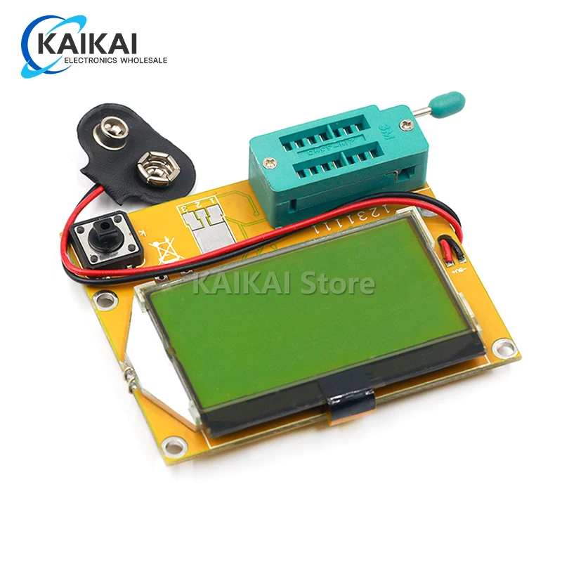 Lcr-T4 Mega328 M328 Schermo Lcd Digital Transistor Tester Meter Retroilluminazione Diodo Triodo Misuratore Di Capacità Mos/Pnp/Npn/Jfet
