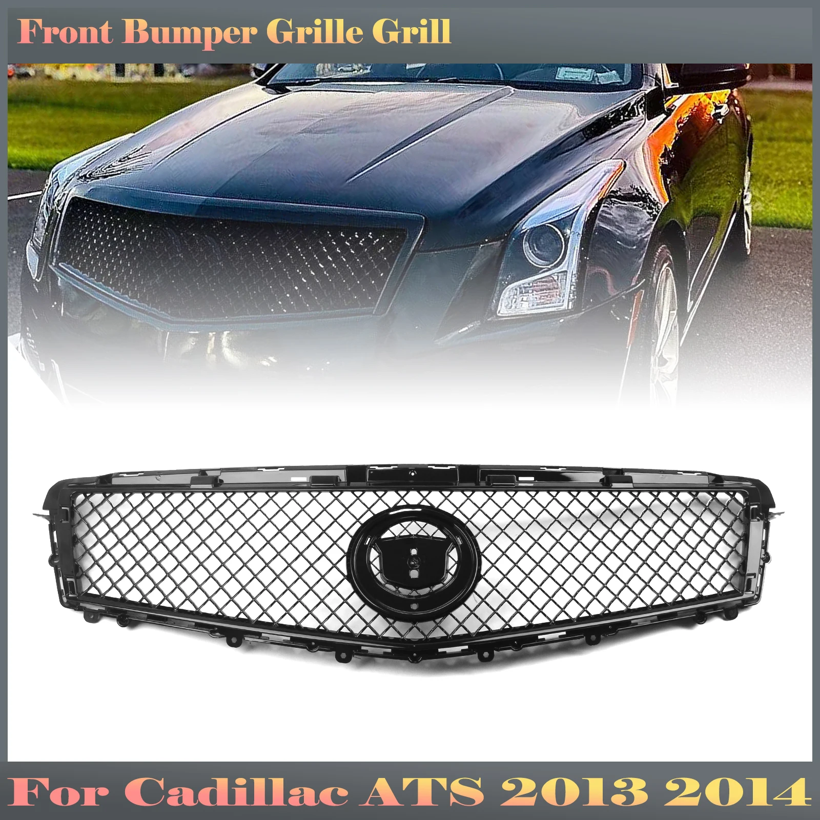 

Решетка передняя для Cadillac ATS 2013 2014 Седан