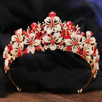 New Exquisite Butterfly Floral AB Color Crystal Crown Rhinestone Princess Pageant Diadem Wedding Hair Accessories Tiaras Jewelry - Image 5