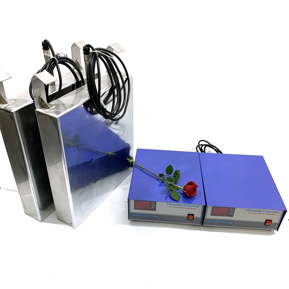 

40khz Immersible Ultrasonic Transducer 300w Stainless Steel Box For Cleaning