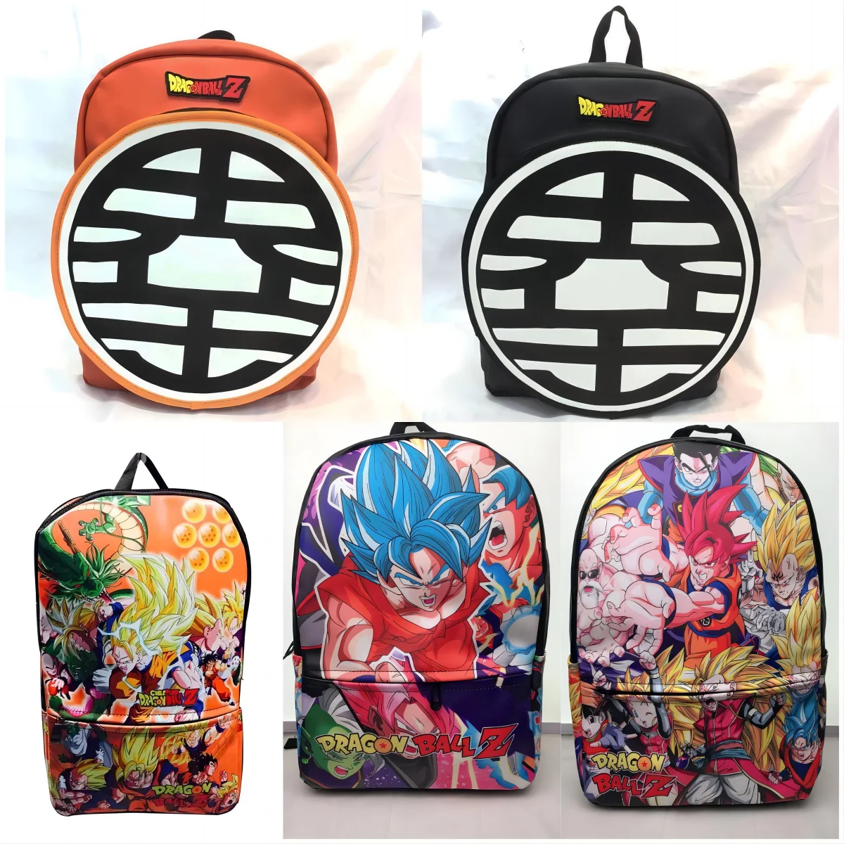 

New Pattern Children Dragon Ball Backpack Cool Printed Kids Primary School Bags Bookbags Rucksack Child Start School Gift