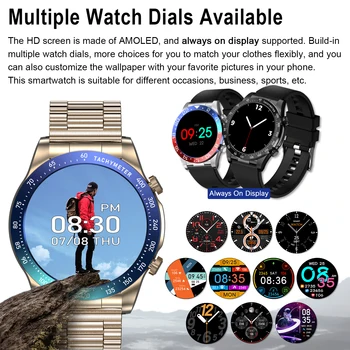 Smart Watches for men waterproof IP68 reloj inteligente hombre Bluetooth call Smart watch Sleep monitoring Exercise mode NFC 3