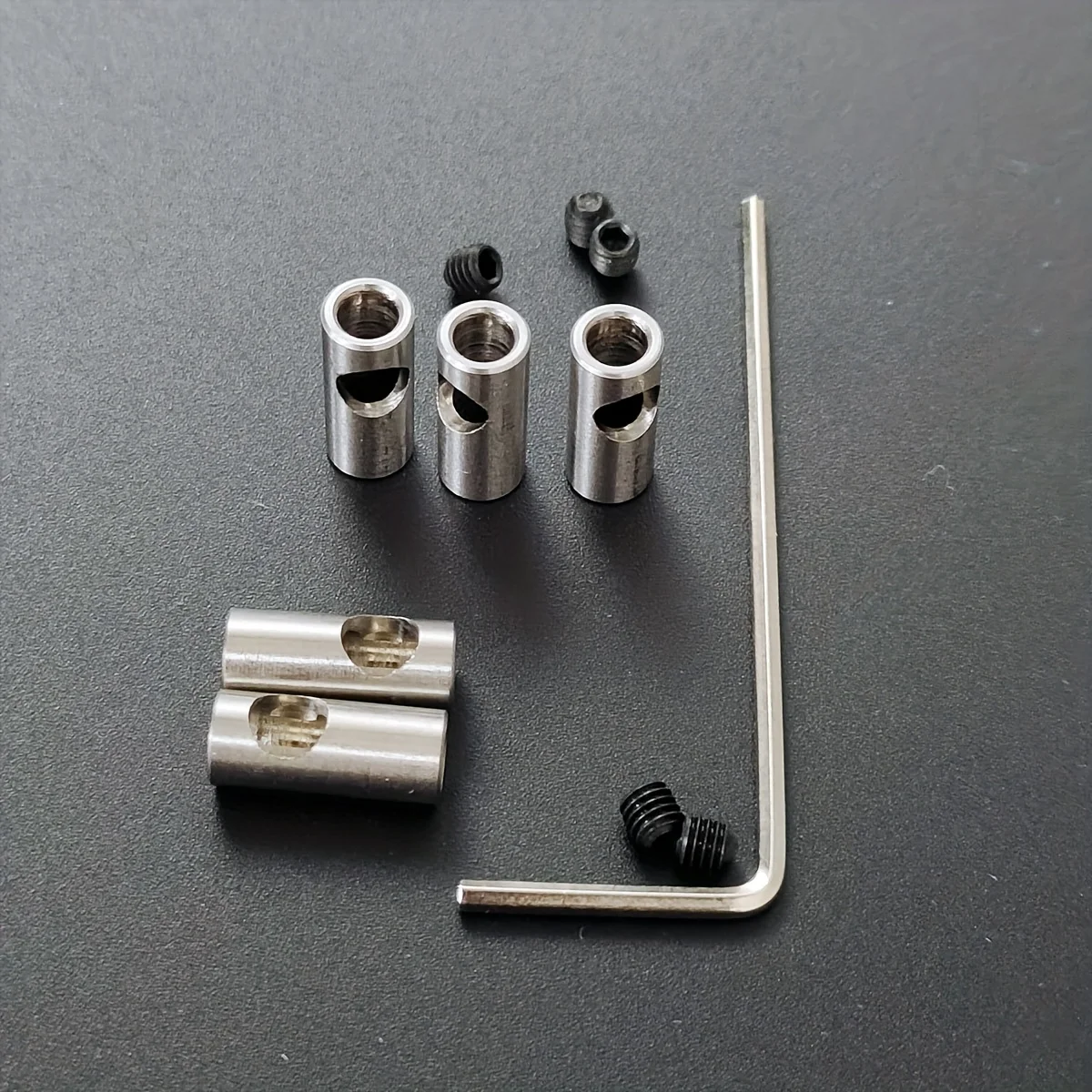 Lot de 5 adaptateurs d'arbre moteur RC 3.5mm à 5mm en acier inoxydable