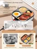 220V 3 in 1 Breakfast Machine Egg Frying Pan Non-stick Beef Fry Pan Egg Burger Cooker Home Electric Skillets 4
