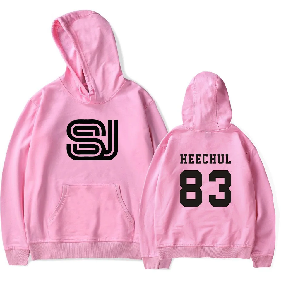 New Super Junior Peripheral Printed Hooded Sweater Fashion Casual Set Long Sleeve Hooded Sweater Autumn and Winter