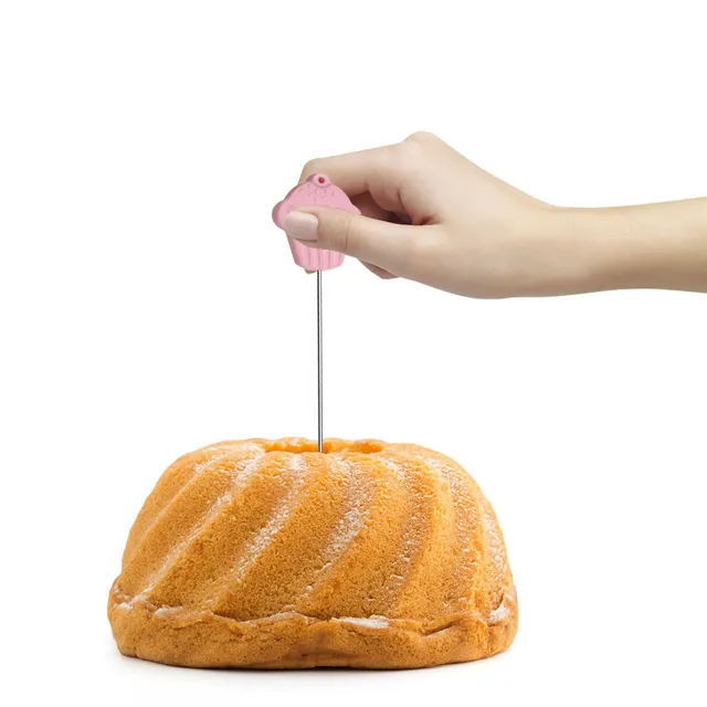 Cakta Tesztelő Rozsdamentes Acél Torta Nyárs Konyha Szonda Tű Újrahasznosítható Hosszú Fém Sütőpályák - Image 3