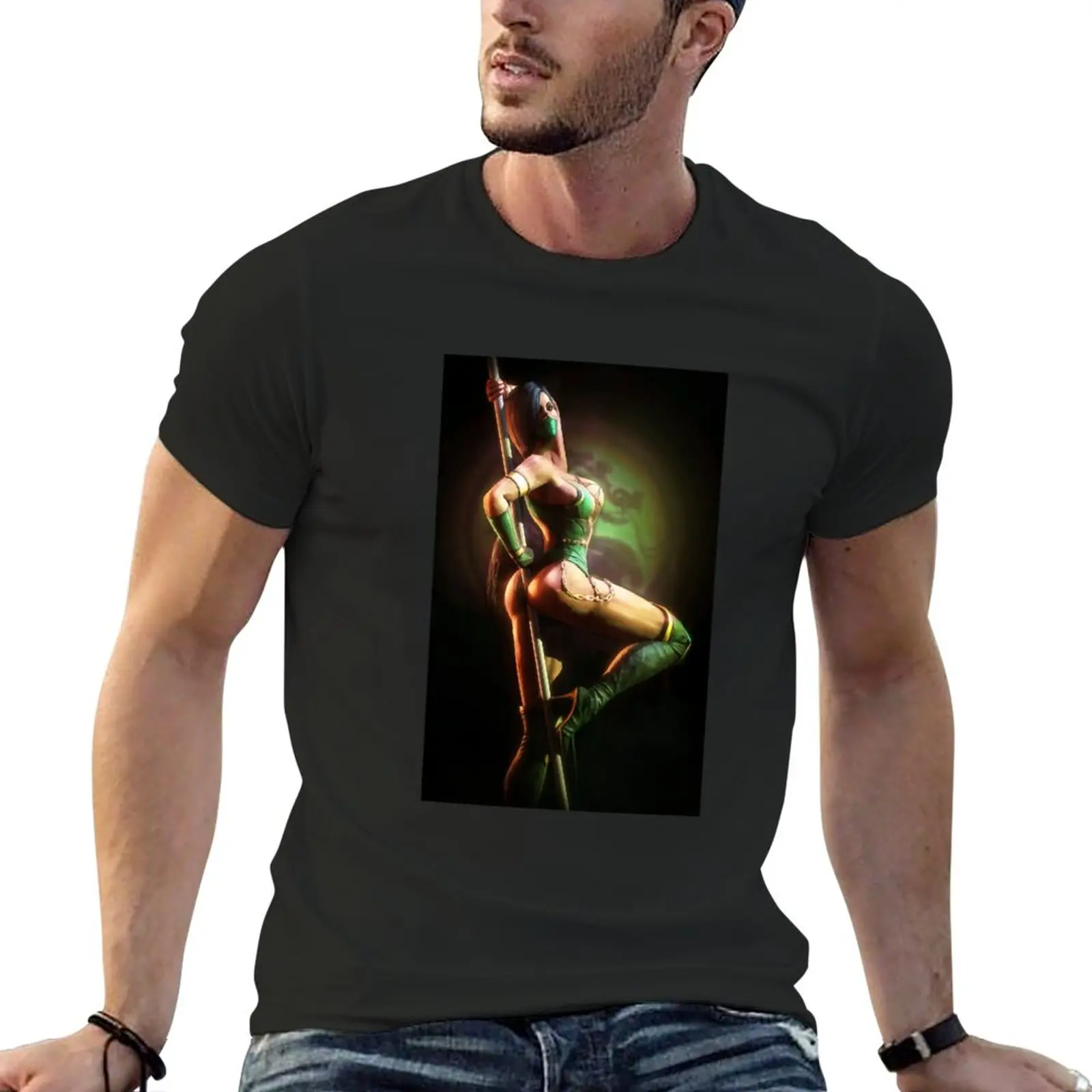 

Green Lady Mortal Kombat T-Shirt aesthetic clothes kawaii clothes shirts graphic tees customs mens vintage t shirts