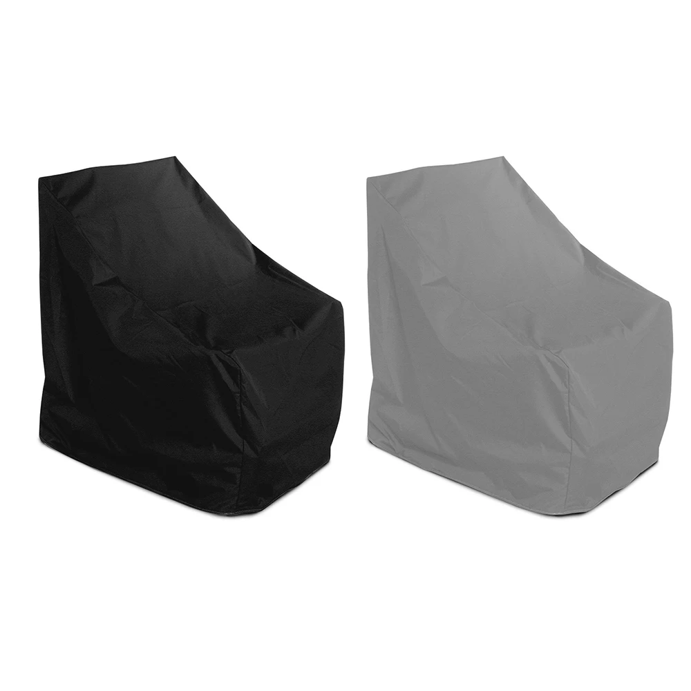 Outdoor Garden Chair Dust Cover with Storage Bag Furniture Waterproof Dustproof Protector Chair Storage Organizer Patio Furniture Cover Chair Dust Cover