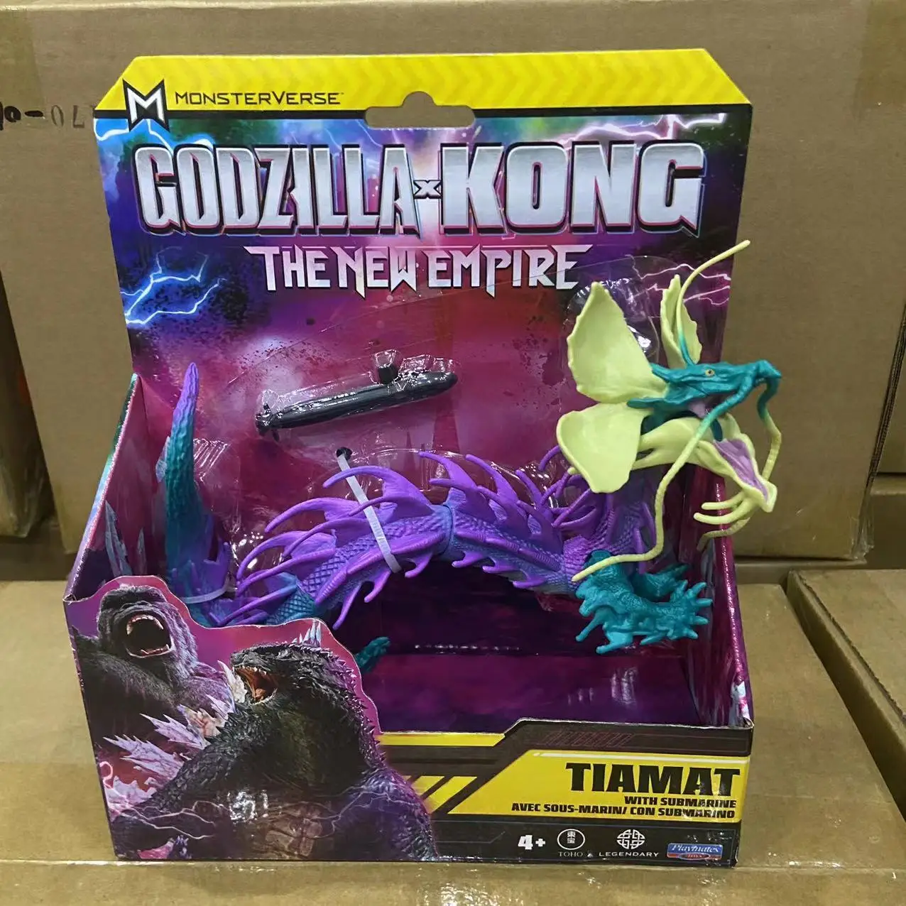 Nueva figura de acción original de Playmates Godzilla X Kong New Empire